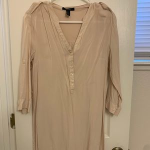 Long Sleeve Button Dress